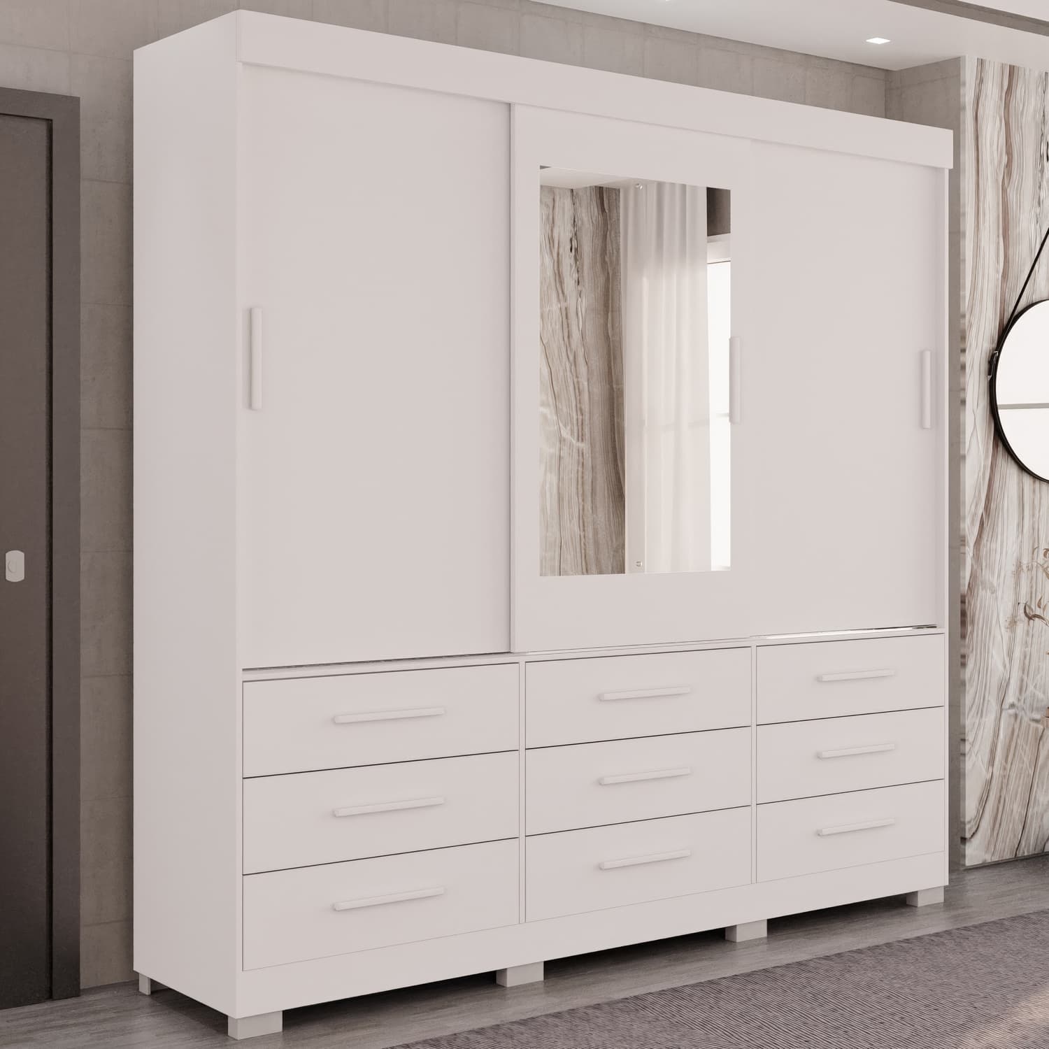 Guarda Roupa New Star 3 Portas - Sâlleto